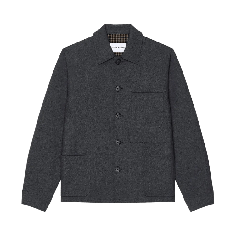 Givenchy Df Long Sleeves Overshirt 'Grey Beige'