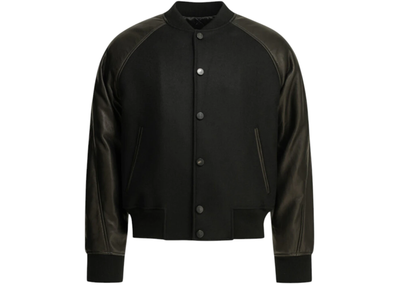 Givenchy Wool Reverse Logo Bomber Black