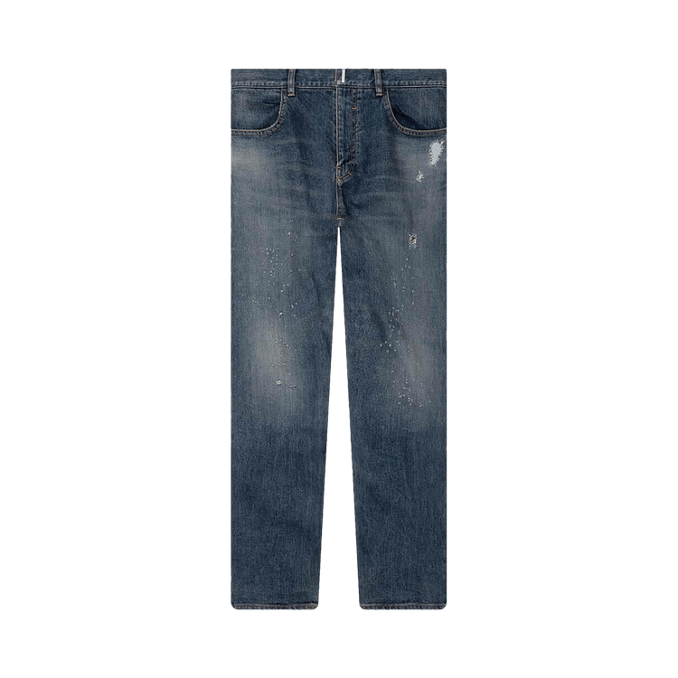 Givenchy Straight Fit 5 Pocket Trousers 'Indigo'