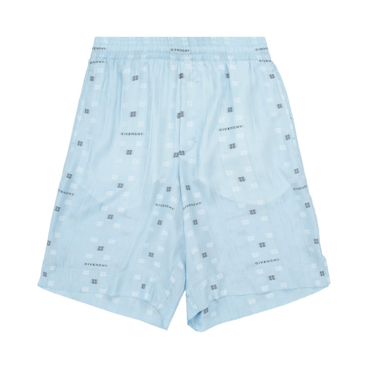 Givenchy Skate Fit Shorts With Elastic Waist Band 'Navy/Light Blue'