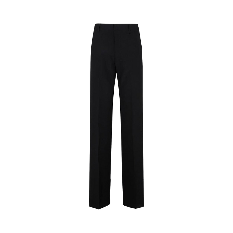 Givenchy Raw Cut Side Slim Fit Pants 'Black'