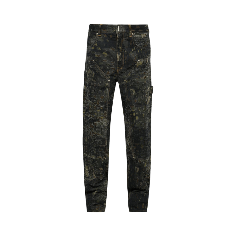 Givenchy Carpenter Denim Trousers 'Brown/Khaki'