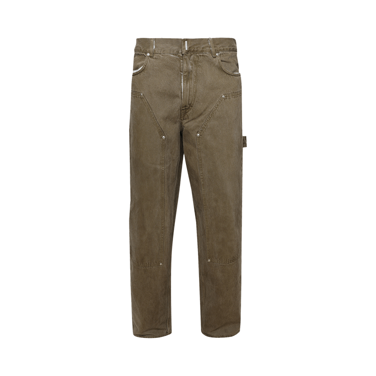 Givenchy Carpenter Denim Trousers 'Black/Khaki'