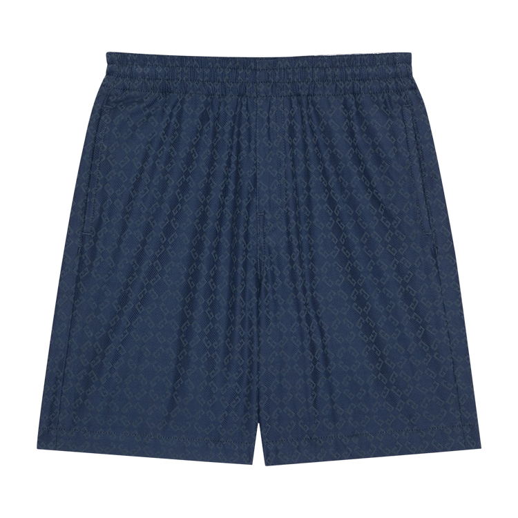 Givenchy Monogram Pattern Deck Shorts 'Grey/Blue'