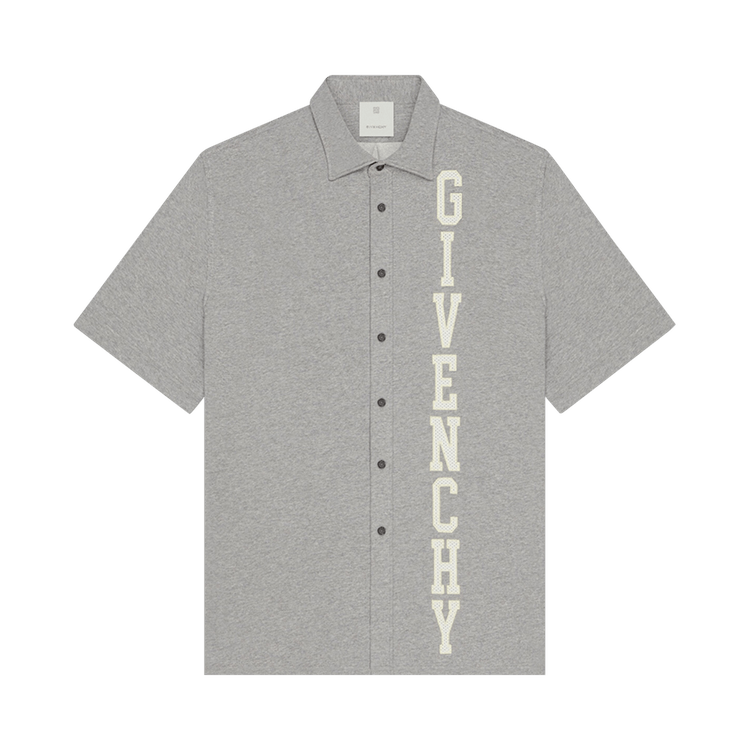 Givenchy Short-Sleeve Shirt 'Light Grey Melange'