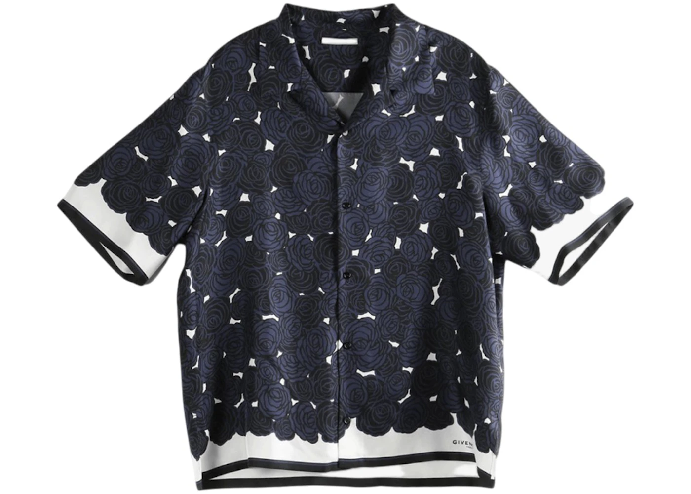 Givenchy Bowling Shirt White Blue