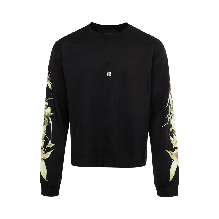 Givenchy Boxy Fit Long-Sleeve T-Shirt 'Black'