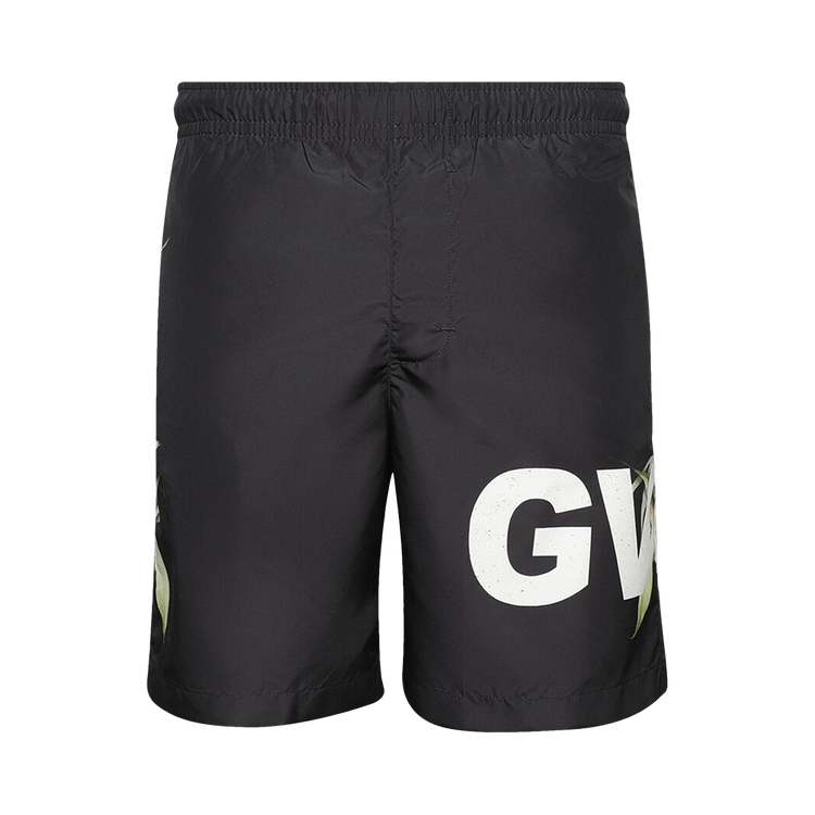 Givenchy Swim Shorts 'Black/White/Yellow'