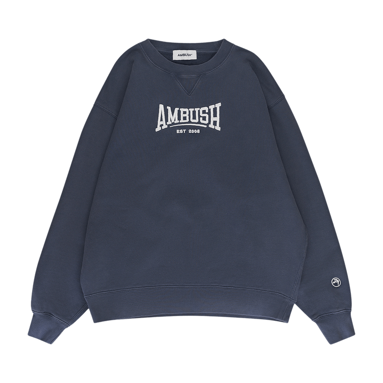 Ambush Logo Crewneck Sweatshirt 'Blue'