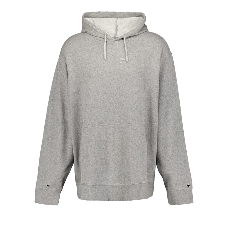 Givenchy Studio Destroyed Hoodie 'Heather Grey'