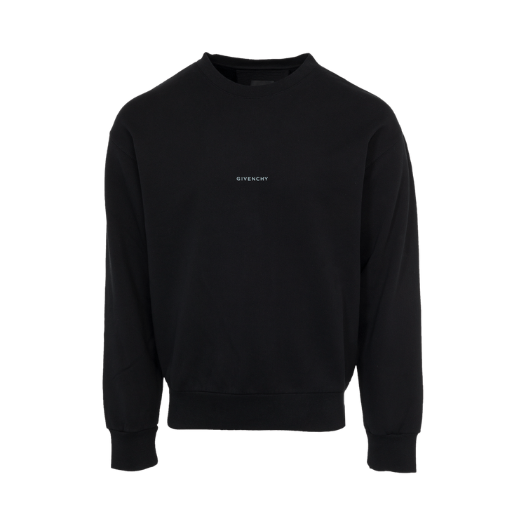 Givenchy Boxy Fit Sweatshirt 'Black'