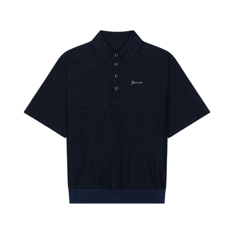 Givenchy Half Zip Short-Sleeve T-Shirt 'Black/Navy'