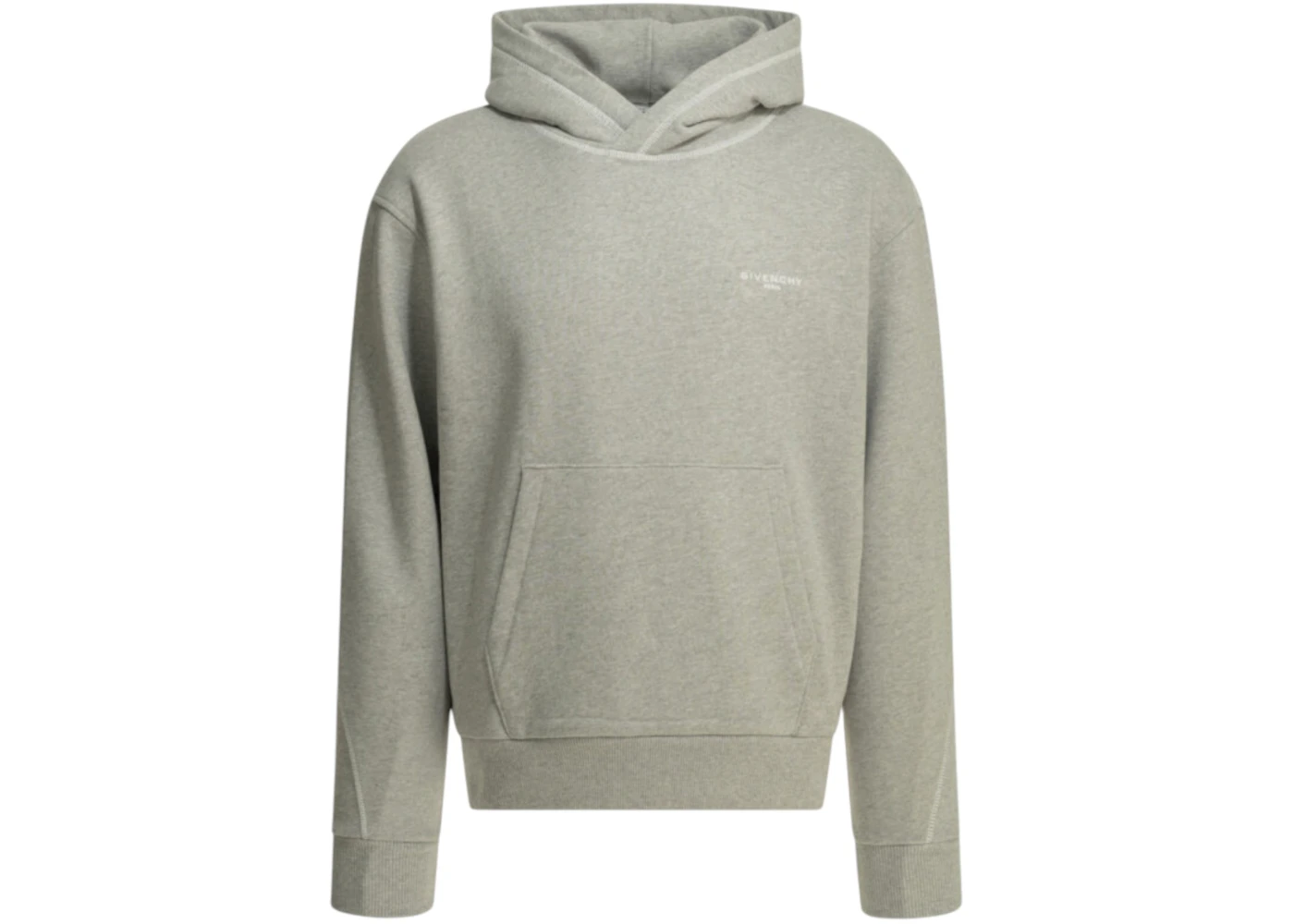 Givenchy Couture Seam Hoodie Grey