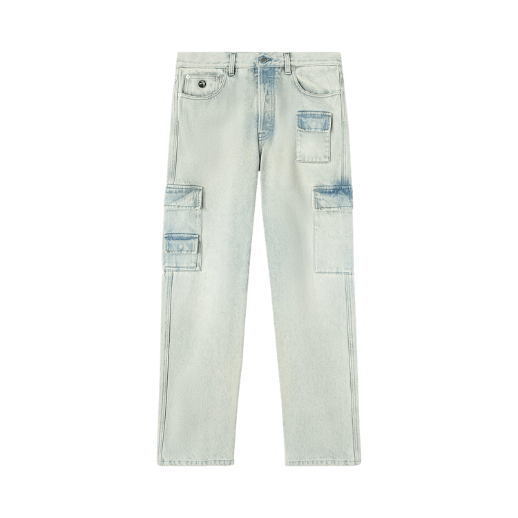 Ambush Slim Denim Cargo Pants 'Blue'