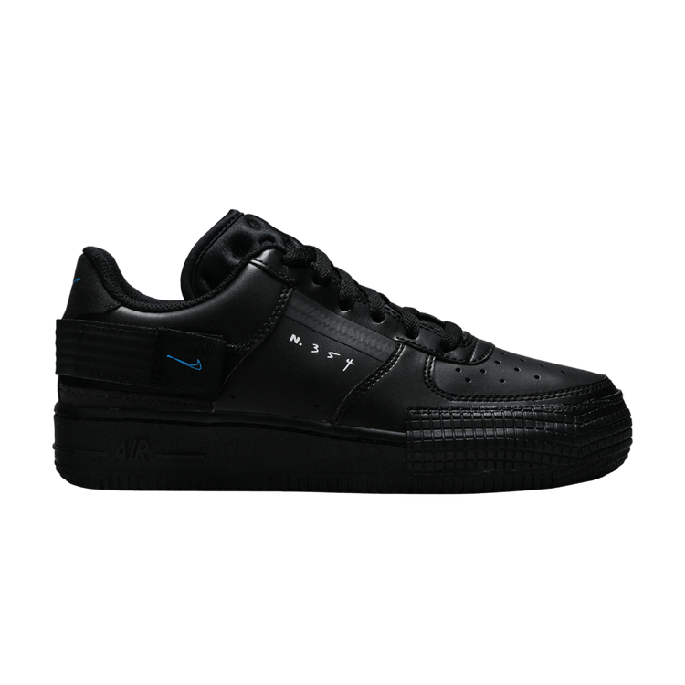 Nike Air Force 1 Type GS 'Black Photo Blue'