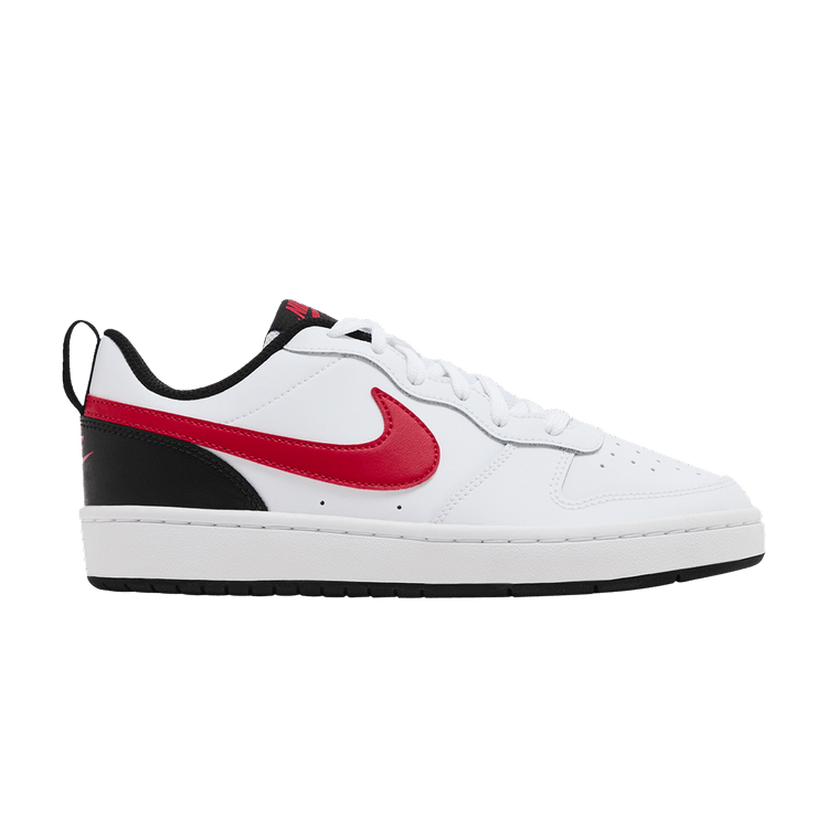 Nike Court Borough Low 2 GS 'White University Red'