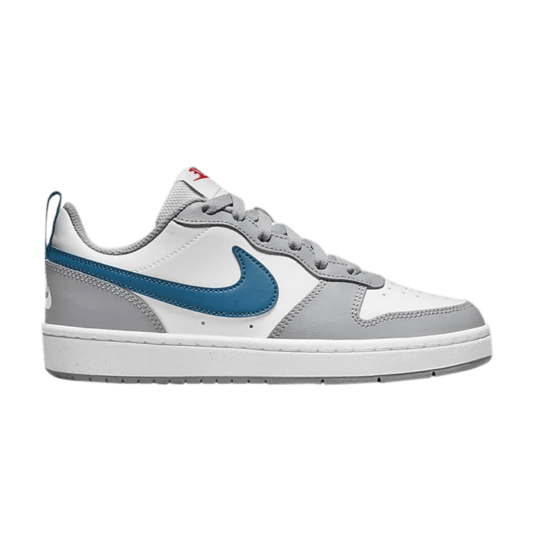 Nike Court Borough Low 2 GS 'White Light Smoke Grey Marina'