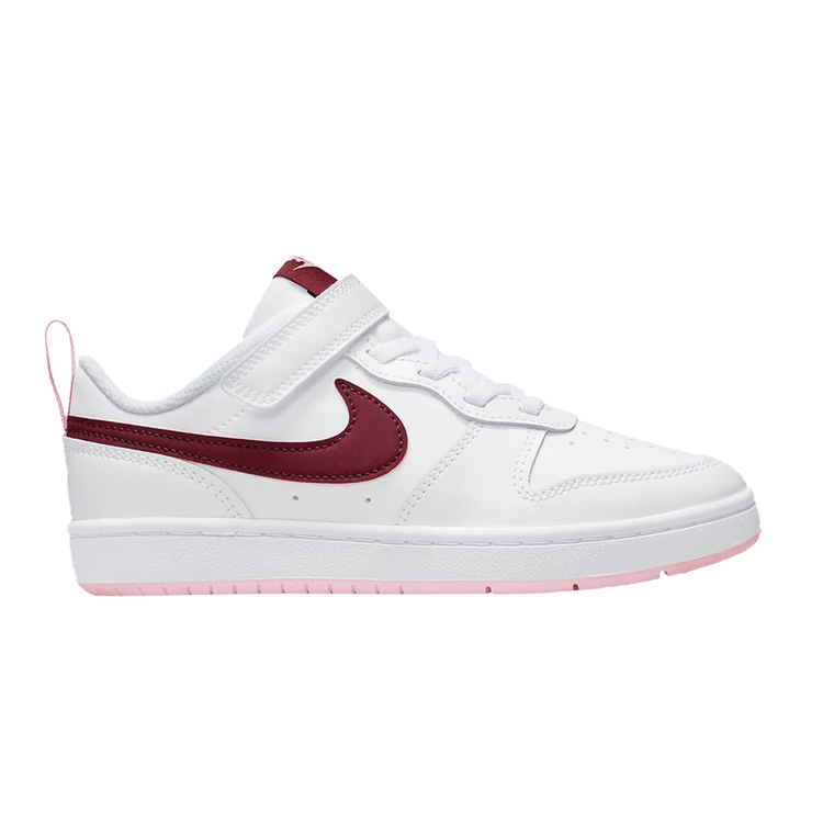 Nike Court Borough Low 2 PS 'White Dark Beetroot'