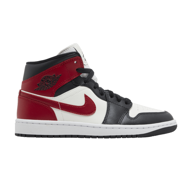 Wmns Air Jordan 1 Mid 'Black Toe'