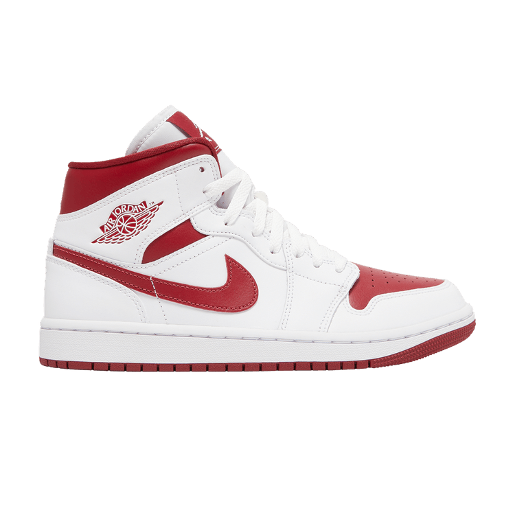 Wmns Air Jordan 1 Mid 'White Pomegranate'