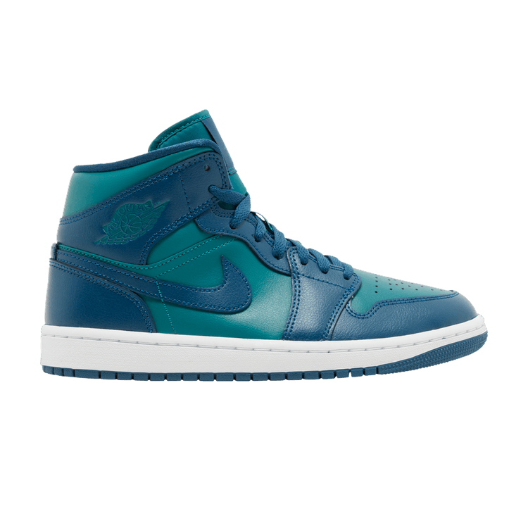Wmns Air Jordan 1 Mid 'Teal French Blue'