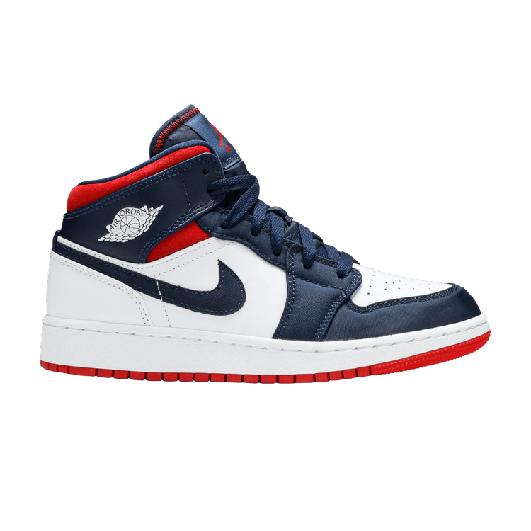 Air Jordan 1 Mid GS 'USA Olympic'