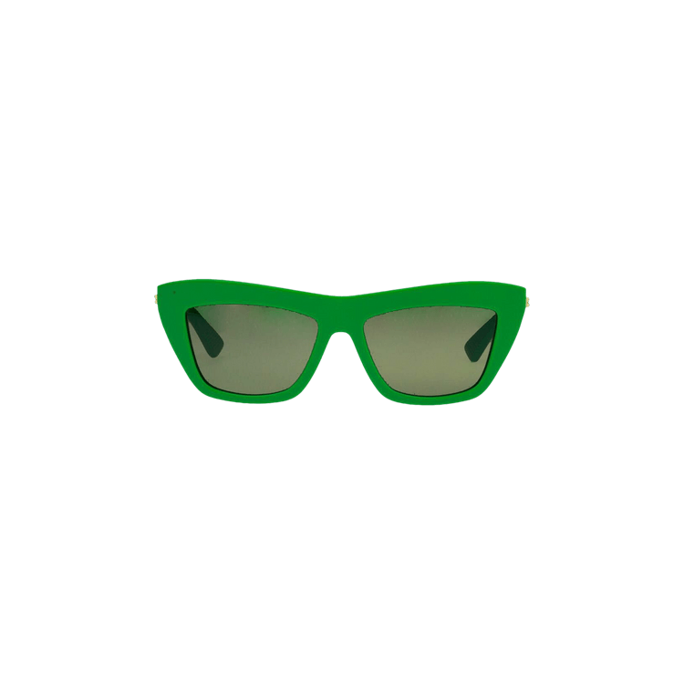 Bottega Veneta Cat Eye Sunglasses 'Green/Green'