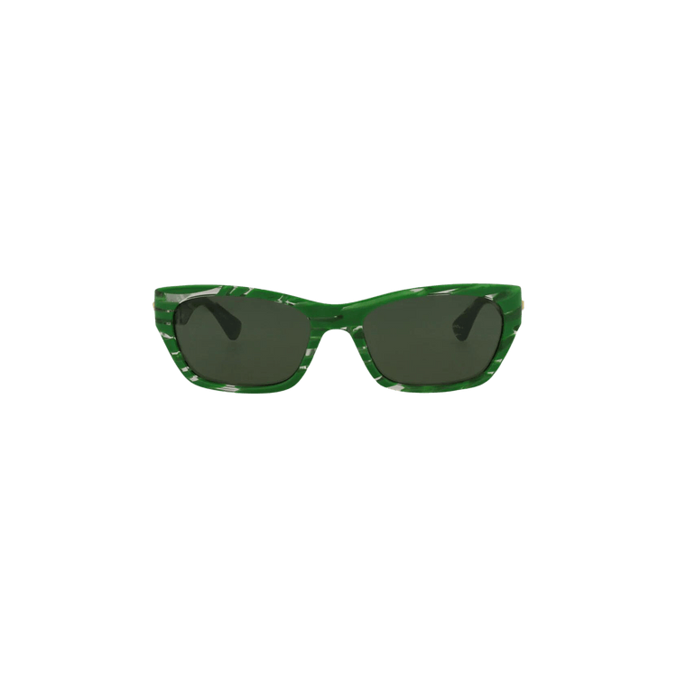 Bottega Veneta Square Sunglasses 'Green'