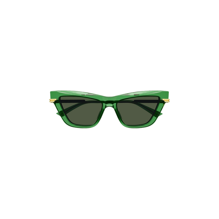 Bottega Veneta Cat Eye Frame Sunglasses 'Green'