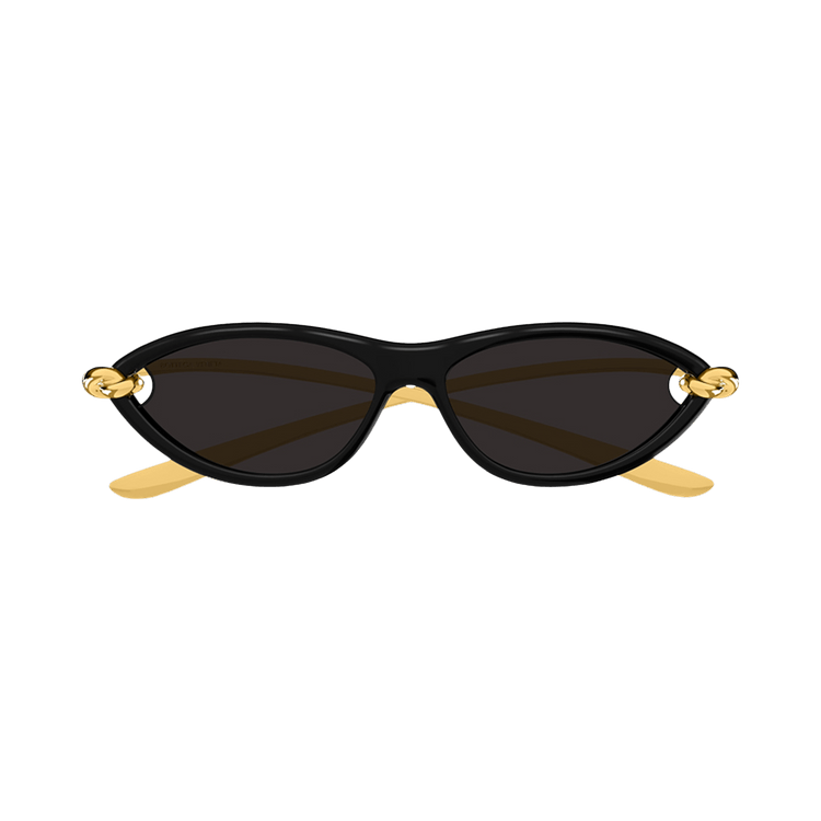 Bottega Veneta Cat Eye Sunglasses 'Shiny Solid Black'
