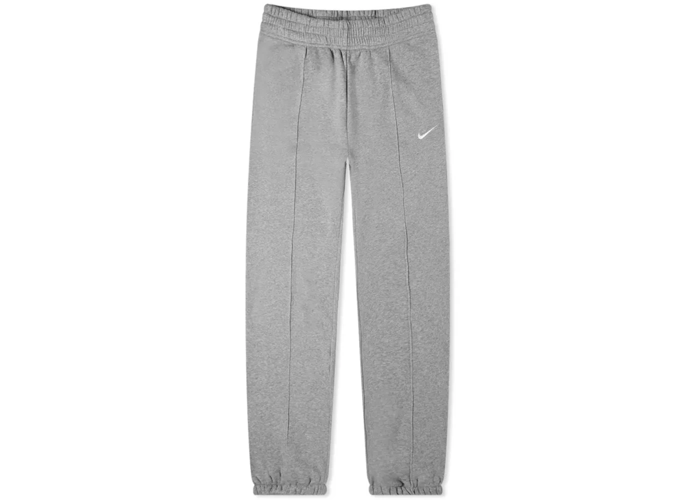 Nike Women's Sportswear Collection Essential Fleece Trousers Dark Grey Heather/White