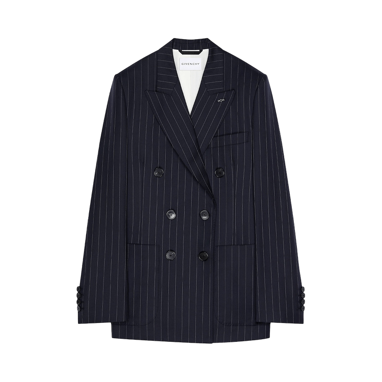 Givenchy Pockets Double Breasted Jacket 'Dark Navy'