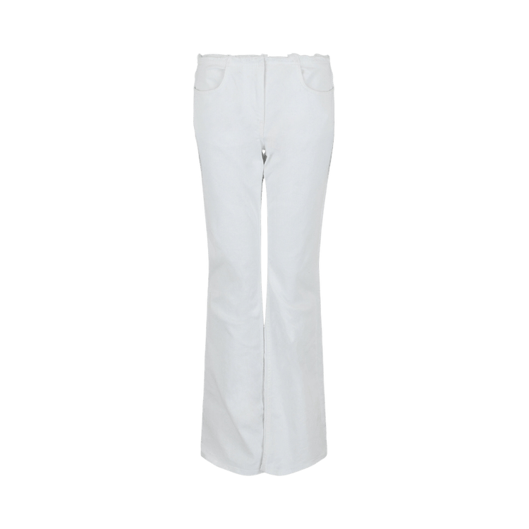 Givenchy Low-Rise Flared Jeans 'White'