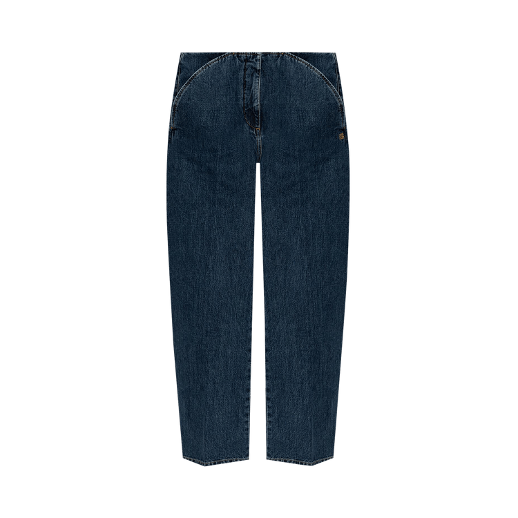 Givenchy 4G Embroidered Straight-Leg Jeans 'Medium Blue'