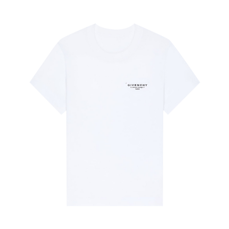 Givenchy Logo Printed Crewneck T-Shirt 'White'