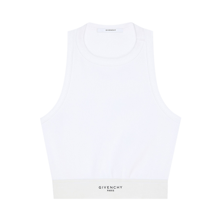 Givenchy Cropped Tank Top 'White'