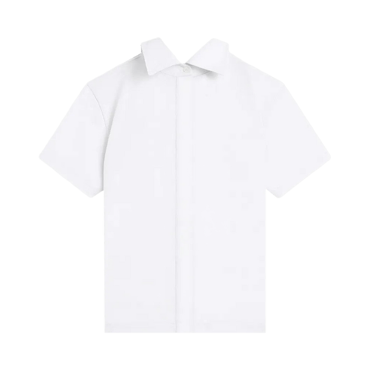 Givenchy High Collar Popeline T-Shirt 'White'