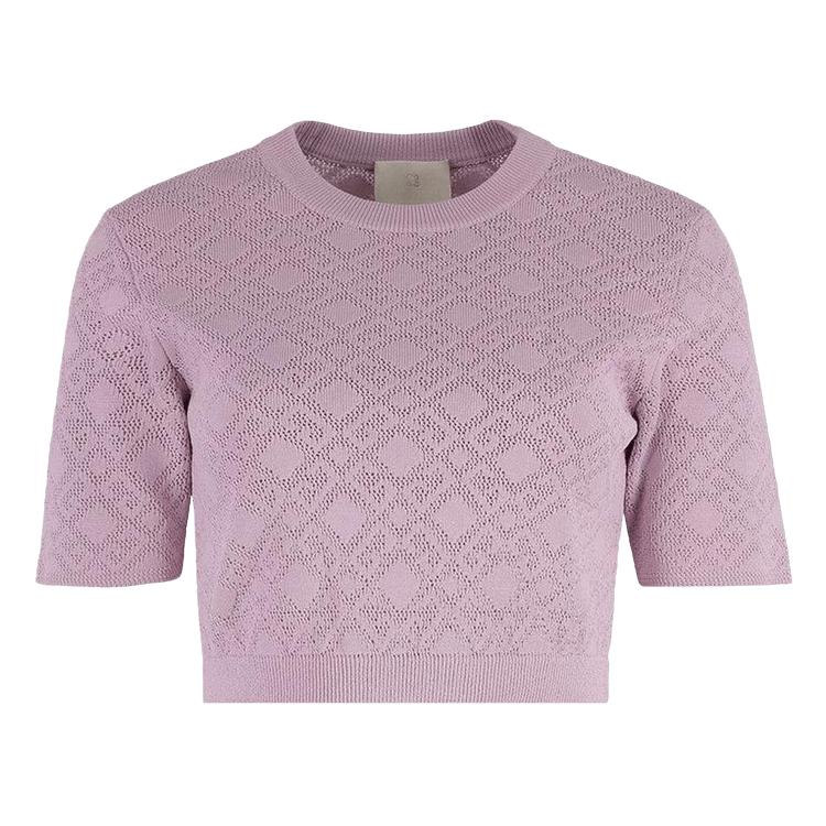 Givenchy Monogram 72 Jacquard Short-Sleeve Knit Top 'Parma'