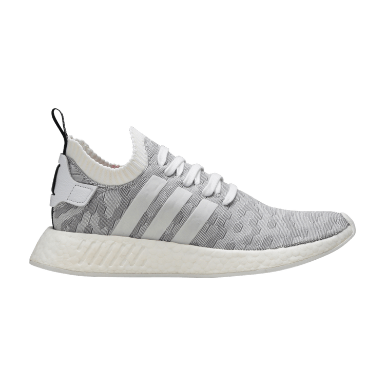 Adidas Wmns NMD_R2 Primeknit 'White Black Pink'
