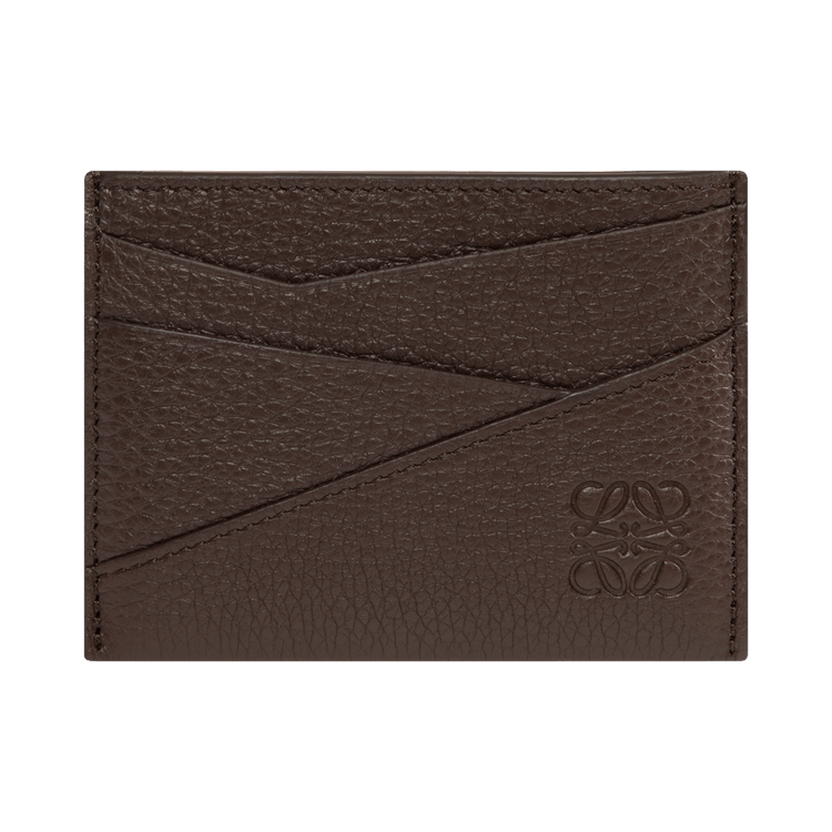 Loewe Puzzle Edge Plain Cardholder 'Chocolate'