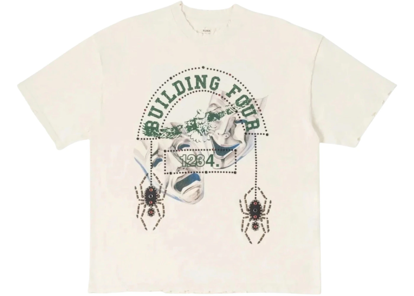 BLDG4 Notre Dame S/S Knit T-shirt Antique White