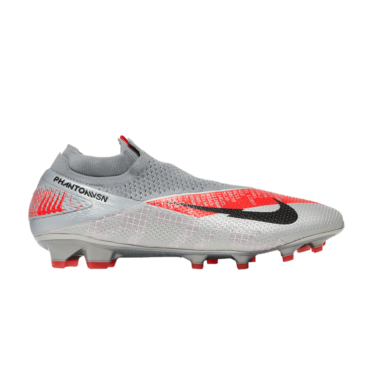 Nike Phantom Vision 2 Elite Dynamic Fit FG 'Metallic Grey Crimson'