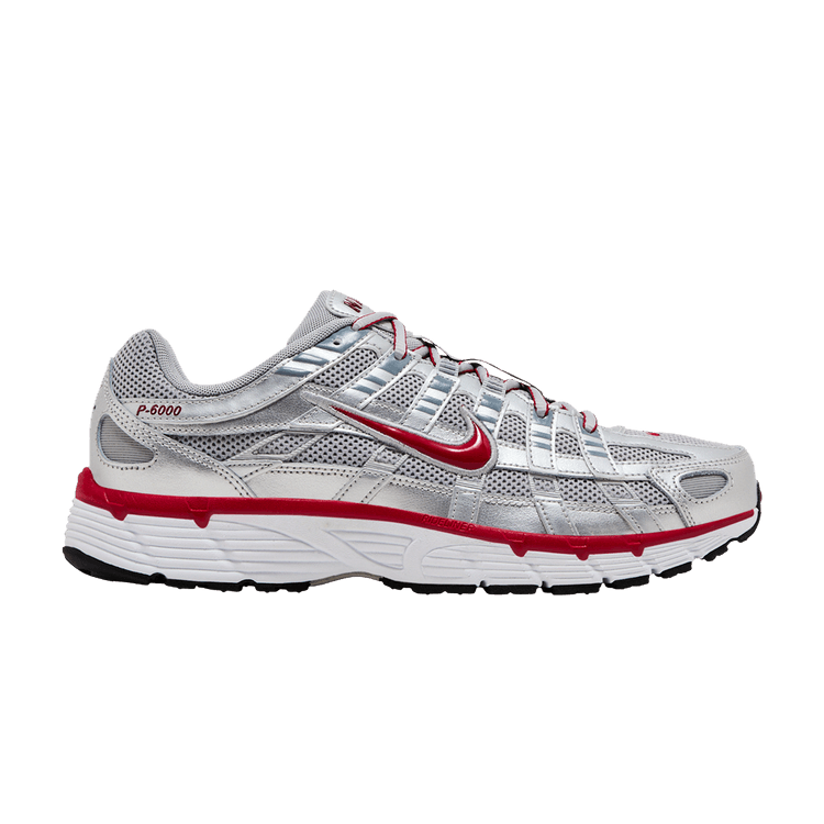 Nike P-6000 'Metallic Silver Gym Red'