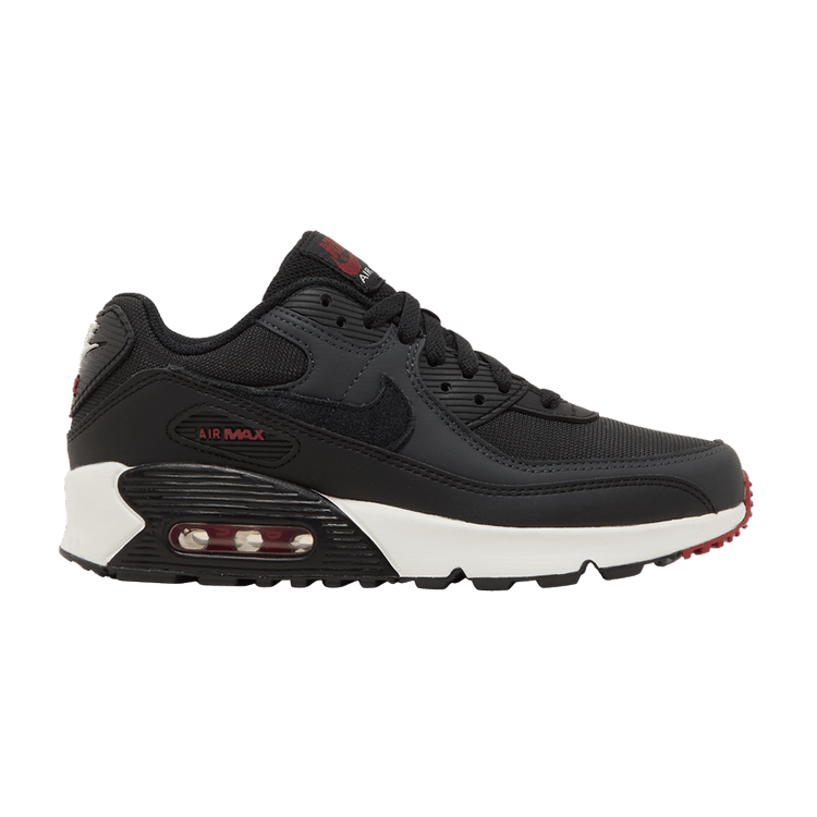 Nike Air Max 90 Leather GS 'Anthracite Team Red'
