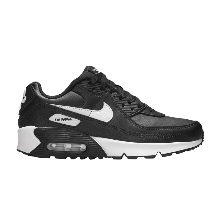 Nike Air Max 90 Leather GS 'Black White'