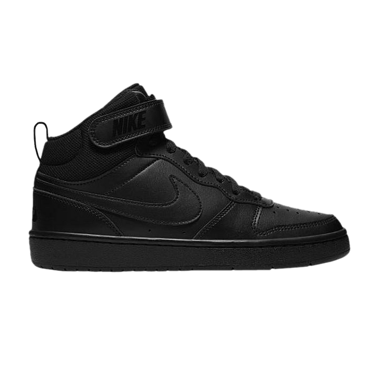 Nike Court Borough Mid 2 GS 'Triple Black'