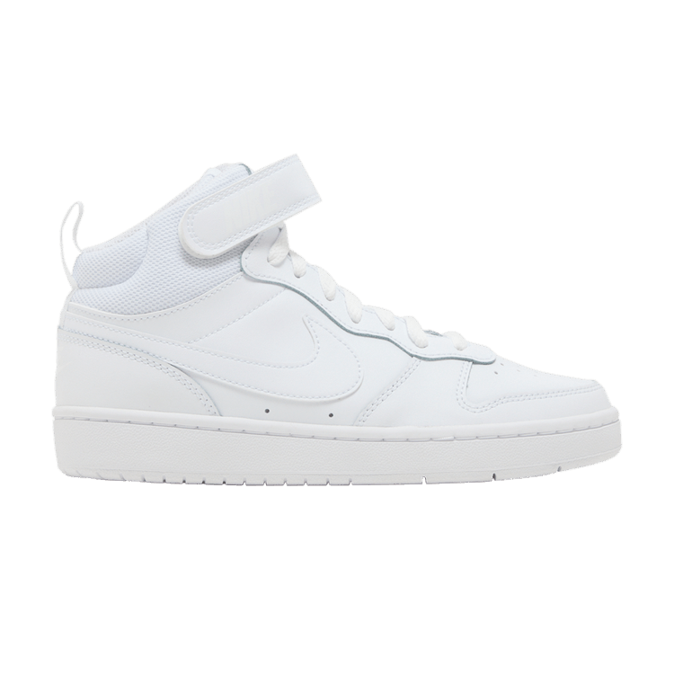 Nike Court Borough Mid 2 GS 'Triple White'