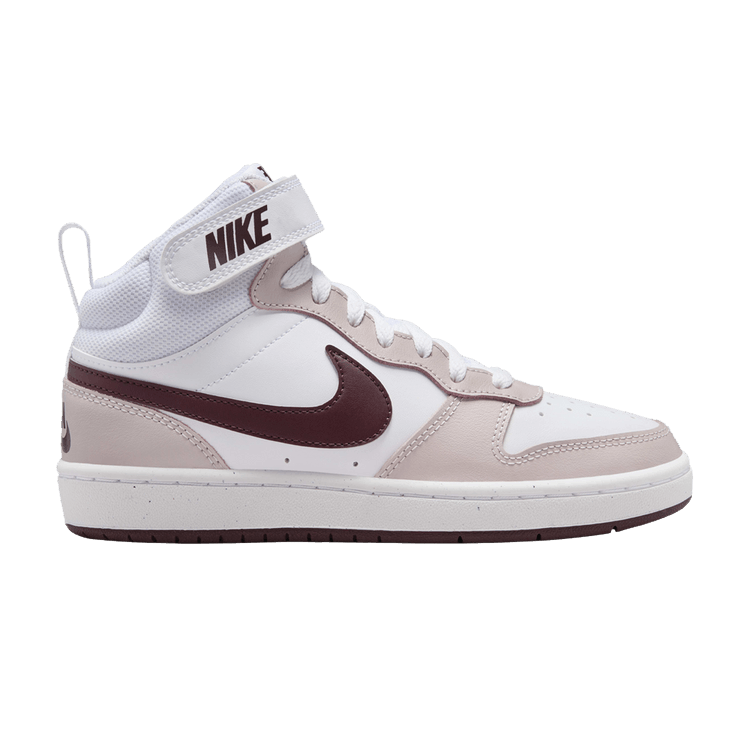 Nike Court Borough Mid 2 GS 'Platinum Violet Burgundy Crush'