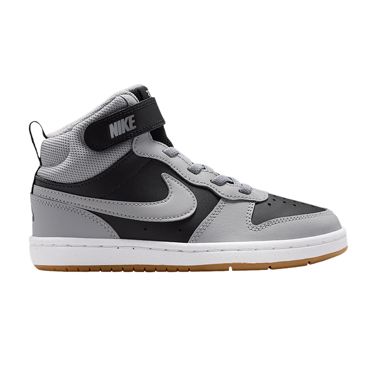 Nike Court Borough Mid 2 PS 'Black White'