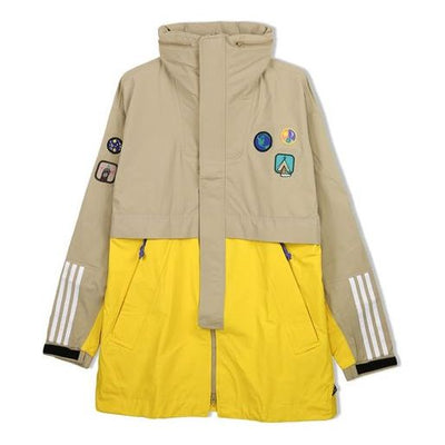 adidas x Pharrell Hu Crossover H 3L Jacket 'Beige Yellow'